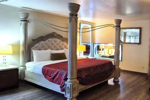 Bedroom. Interior and views may vary based on location and availability