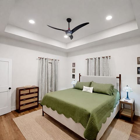 Master Bedroom. Has smart TV.