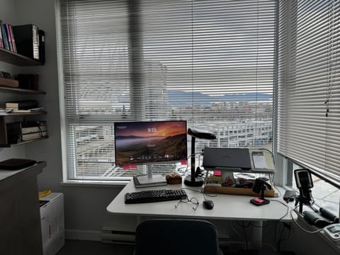 Work Room complete with monitor and printer 