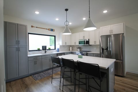 Island and Kitchen Area, WIC pantry, Full kitchen