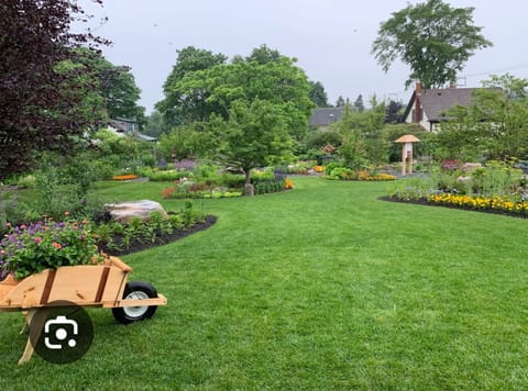Charlotte Rhodes Butterfly Gardens are across the street from Acadia Basecamp