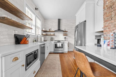 Chef’s Kitchen with Stainless Steel Appliances