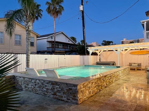 Note: The pool is heated. 