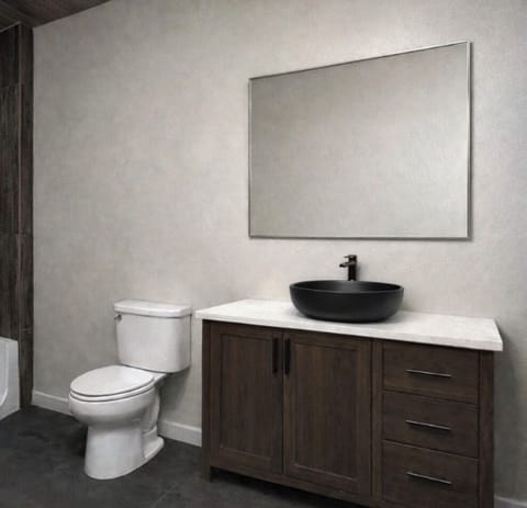 Each bedroom has a large en suite full bathroom!