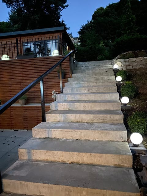 Steps to the Guest house