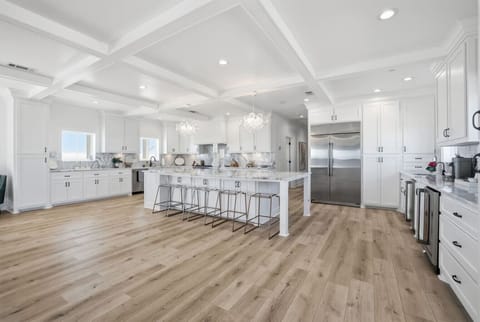 Large open kitchen — Designed to serve the entire space