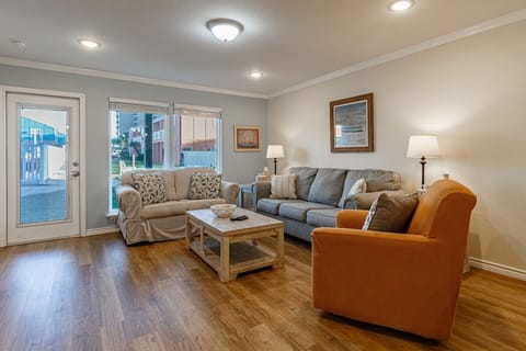 Bright coastal living room