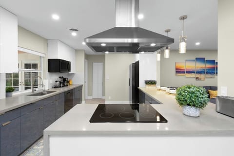 Custom 5 burner cooking surface