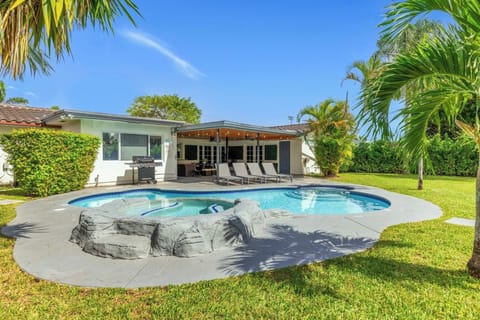 A quarter acre of secluded outdoor space to relax, cook, lounge in the pool, and create new memories with friends and family. 