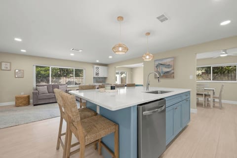 Brand New Kitchen with Huge Island Bar