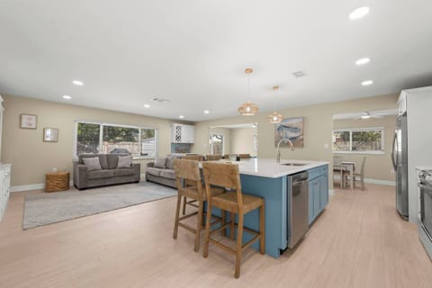 Open Concept Kitchen and Living Room