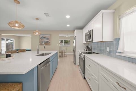 Brand New Kitchen with Huge Island Bar