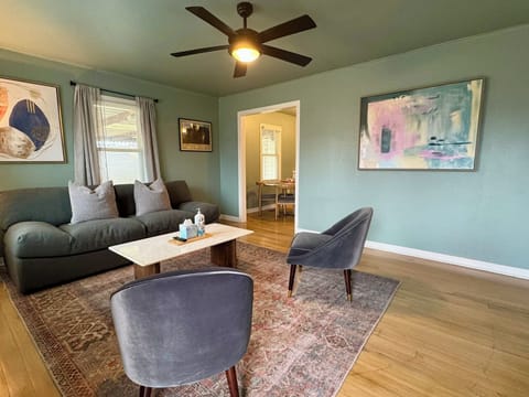 Gather around the fireplace and create lasting memories in our cozy living room