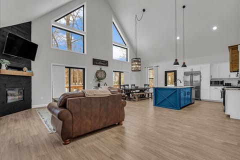 Open concept and ready for the whole crew