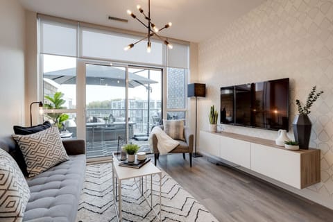 Living Room and Bedroom