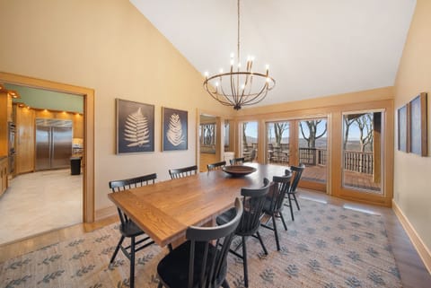 Dining Room with Mountain Views