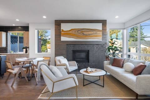 Cozy up by the fireplace and turn a rainy Seattle evening into one of the best parts of the trip.