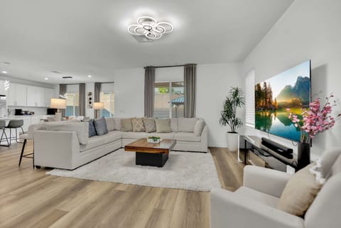 Settle in, turn on the fireplace, and stream all your favorites for the ultimate cozy night in.