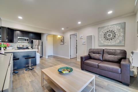 Pleasanton Vacation Rental | 1BR | 1BA | 600 Sq Ft | Stairs to Access