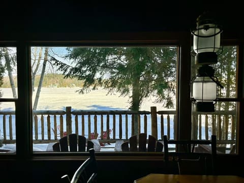 Frozen Lake Colby, perfect for ice skating or ice fishing