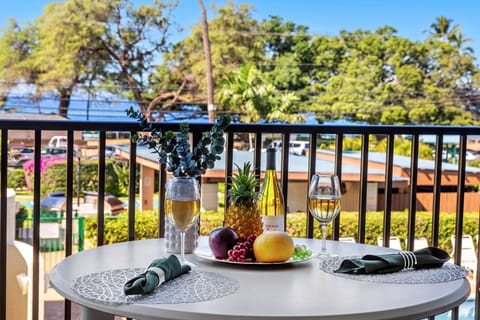 Enjoy ocean views with your morning coffee