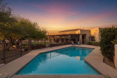 Backyard oasis in the Sonoran Desert