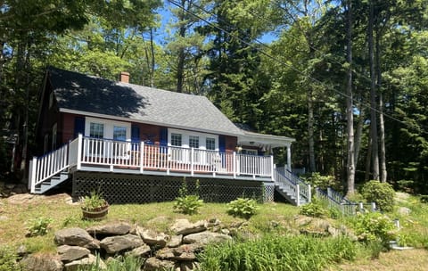 Front view of lodge