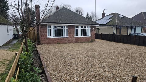 Front garden and parking