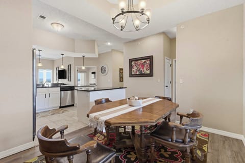 Make mealtime memories together at the dining table, seating 4​