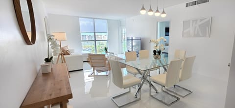 Dining room and living room