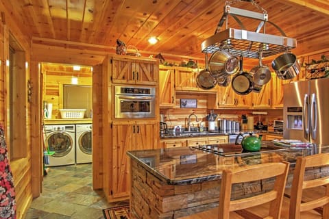 Kitchen | Center Island | Hanging Pot Rack