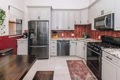 Whether you’re whipping up a gourmet feast or just brewing the perfect coffee, our fully equipped kitchen makes every meal a vacation-worthy experience.
