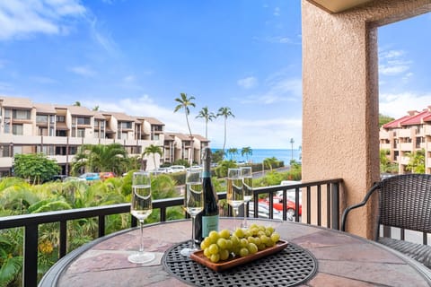 Lanai with Garden and Partial Ocean Views