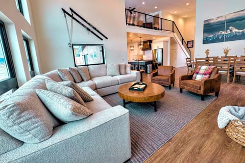 This brand-new luxury home is the perfect basecamp for your next Teton Valley adventure.
