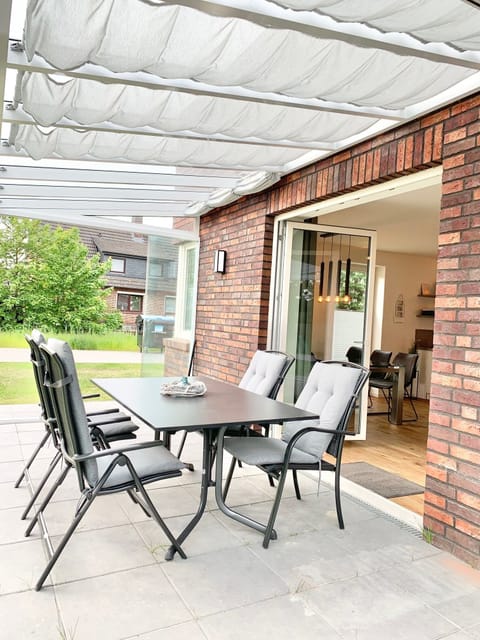 Terrace with Table and Chairs