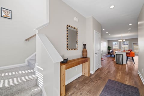 Bright entryway with open sightlines and seamless flow into the main living space
