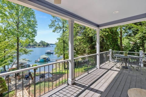 Upper deck off the kitchen and living room.
