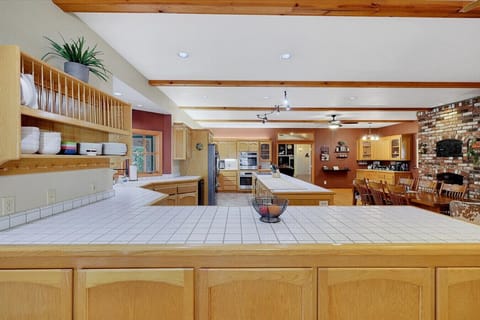 Large Gourmet Kitchen with Island
