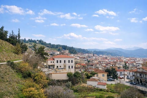 The establishment is located in a peaceful yet central location in Elassona.