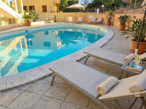Swimming Pool, Outdoor Furniture, Furniture, Resort, Chair, Apartment, Umbrella, Eco Hotel, Sunlounger, Hotel