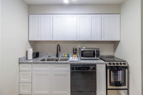 Fully stocked kitchen