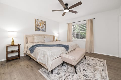 Welcome to Beacon Grove Retreat! We're so happy to have you in Birmingham! Your beautiful, spacious King bedroom is designed for comfort and deep, restful sleep, and watching your favorite TV shows.