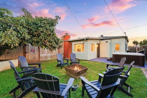 Outdoor seating perfect for sunset hangs