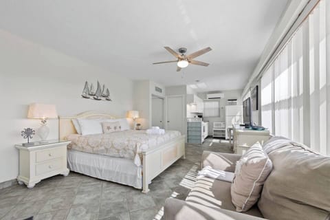A king bed that you will find very comfortable 