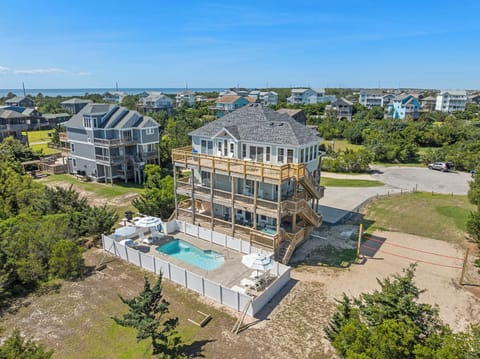 HISA18: Little Cayman | Back Exterior with Private Pool and Volleyball Court