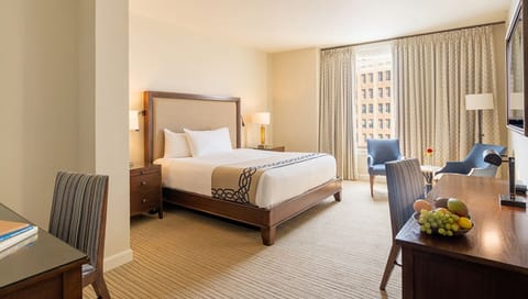 Bedroom. Interior and views may vary based on location and availability