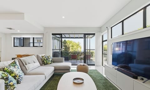Bright living area with comfortable seating
