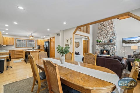 Open floor plan on first level.