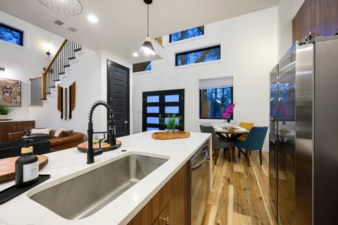 The heart of the kitchen—perfect for morning coffee, easy meals, and gathering together.