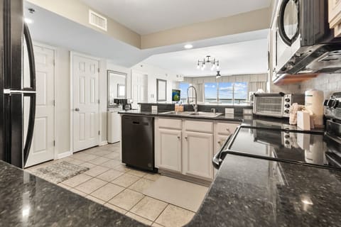 Modern Kitchen with Basic Starter Essentials and Bar Stool Seating